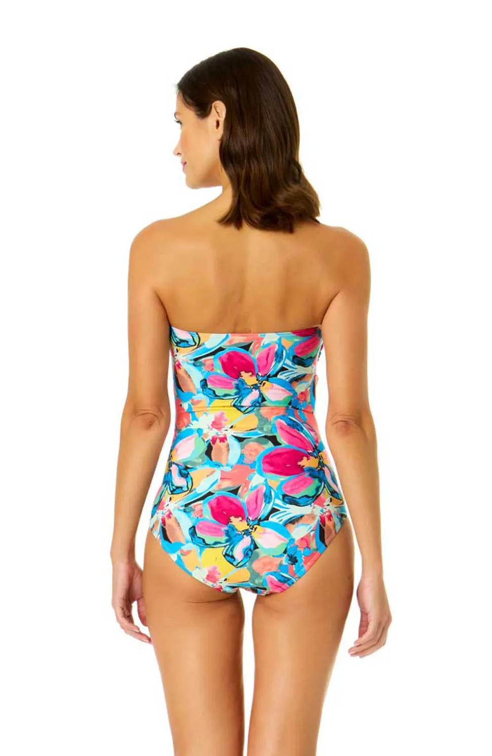 anne_cole_one_piece_amalf_2.webp Anne Cole: One Piece Amalfi Floral Twist Front Bandeau Swimsuit