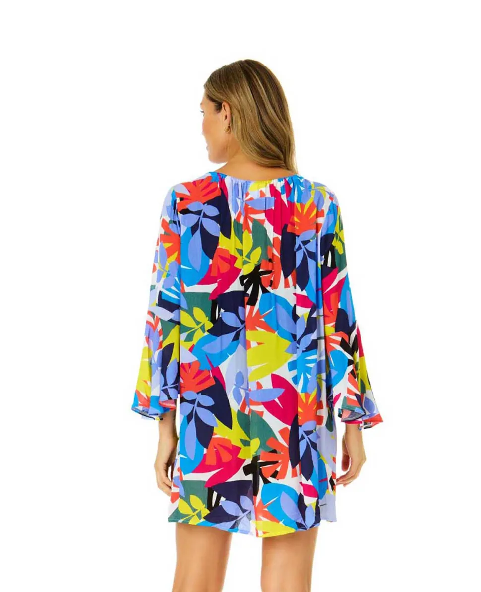anne_cole_tropic_stamp_vn_1.webp Anne Cole: Tropic Stamp V-Neck Tunic Cover Up