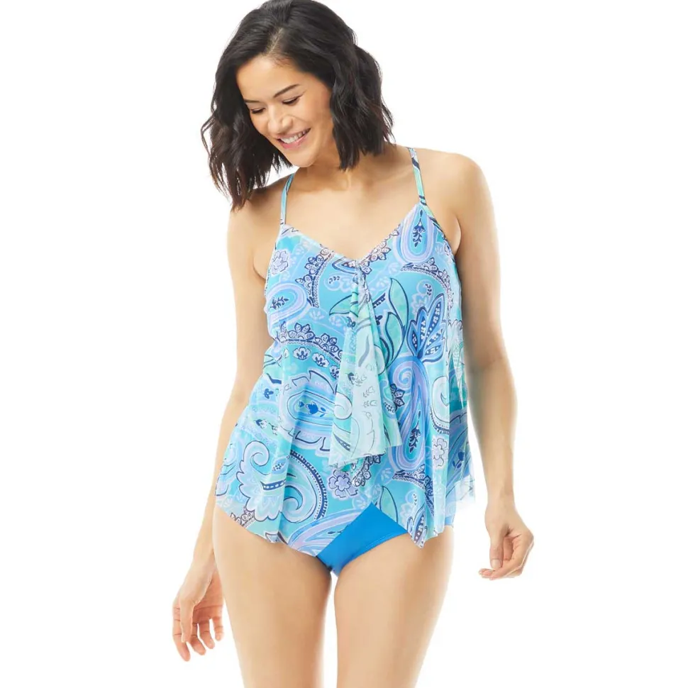 beach_house_bay_dreaming__0.webp Beach House: Bay Dreaming Kerry Mesh Layer Tankini Top
