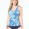 Beach House: Pacfic Palm Erinna Racerback Tankini Top