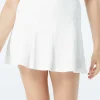 Beach House: Pique Solid Pleated Swim Skort