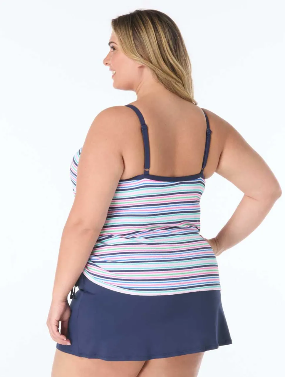 beach_house_plus_size_res_2.webp Beach House: Plus Size Resort Stripe Shirred Side Underwire Tankini To
