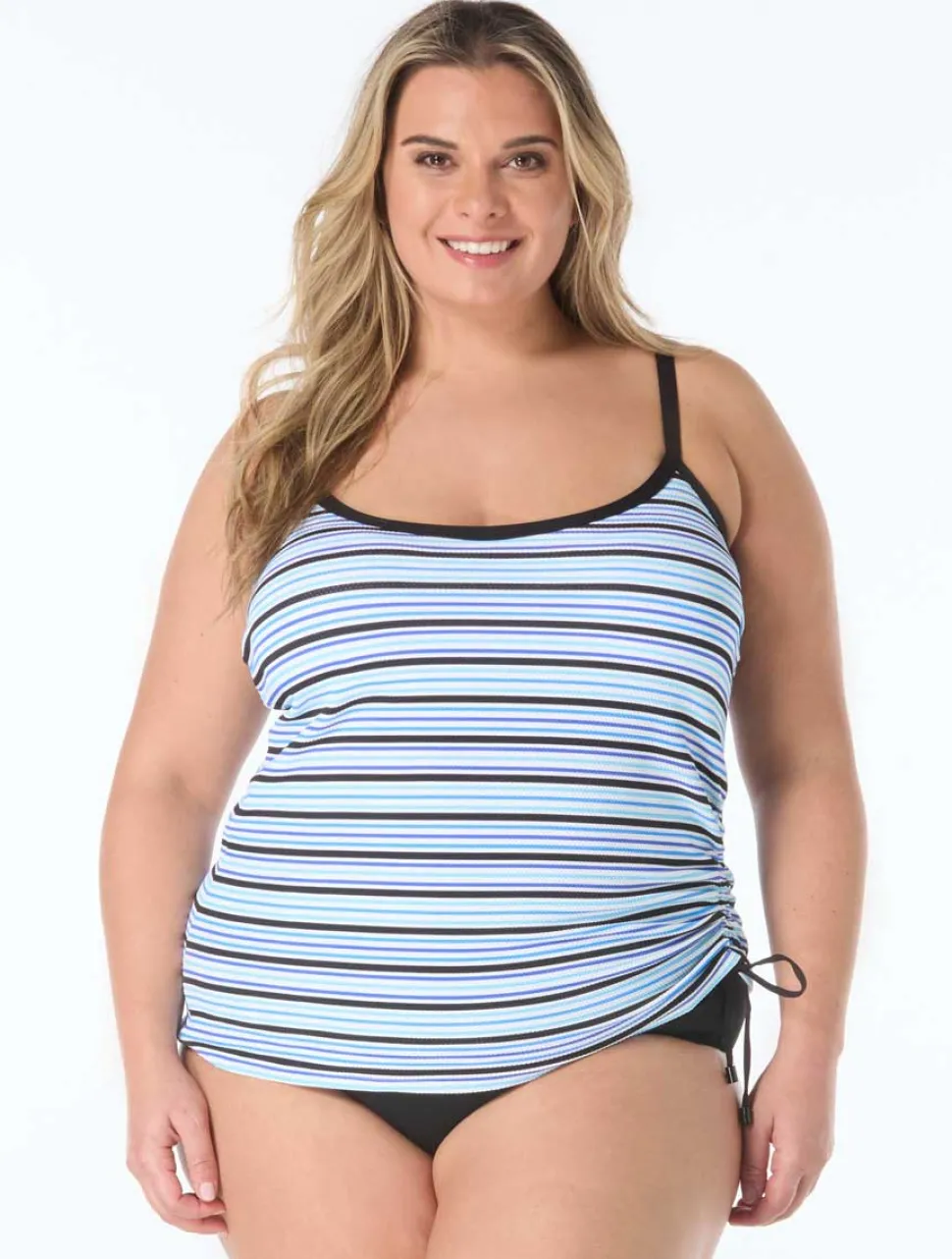 beach_house_plus_size_res_3.webp Beach House: Plus Size Resort Stripe Shirred Side Underwire Tankini To
