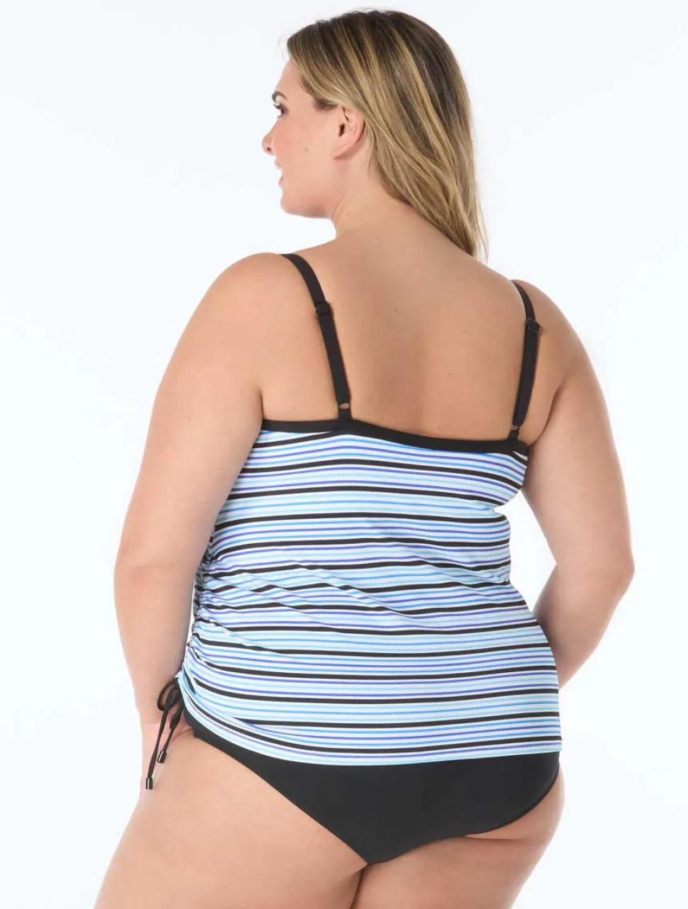 beach_house_plus_size_res_4.webp Beach House: Plus Size Resort Stripe Shirred Side Underwire Tankini To