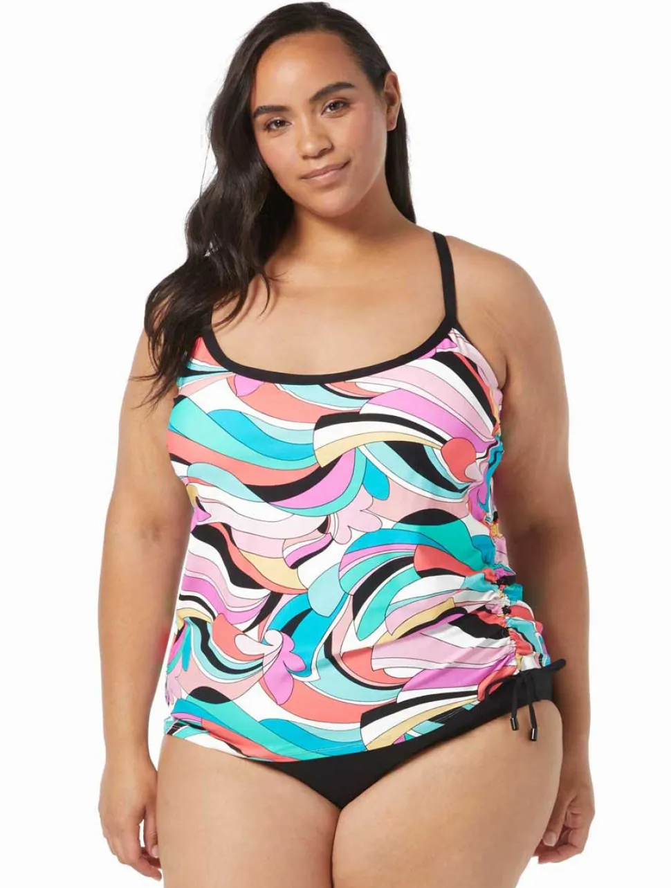 beach_house_plus_size_sal_0.webp Beach House: Plus Size Saltwater Swirl Bridget Underwire Tankini Top