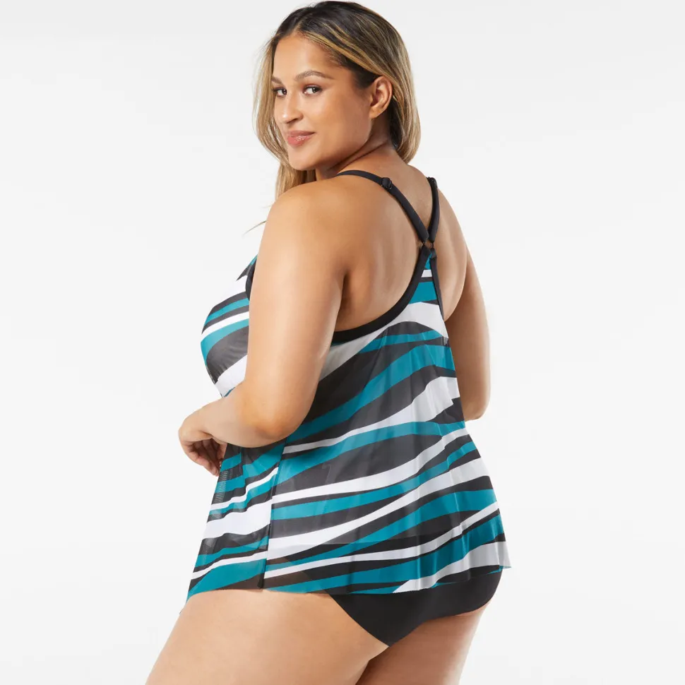 beach_house_plus_wave_poo_1-1.webp Beach House: Plus Wave Pool Stripe Kerry Mesh Layer Tankini Top