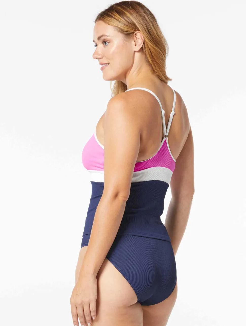 beach_house_sport_colorbl_2.webp Beach House Sport: Colorblock Sport Flex Ribbed Tankini Top