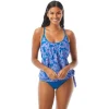 Beach House Sport: Floral Fusion Triumph Double Layer Tankini Top