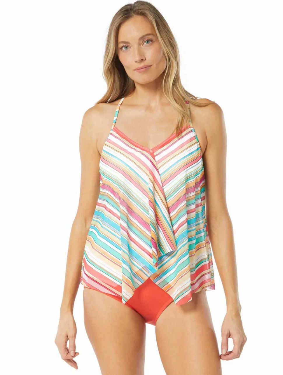 beach_house_sunward_strip_0-1.webp Beach House: Sunward Stripe Mesh Layer Tankini Top