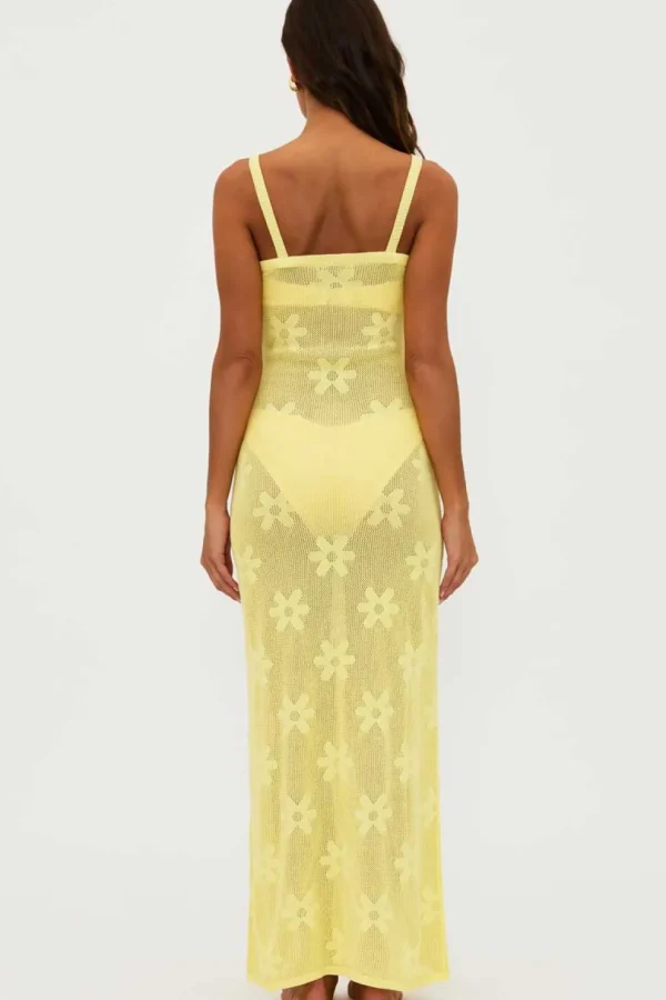 Beach Riot: Butter Blossom Conrad Crochet Tank Dress