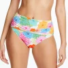 Bleu: Fresh Picks Shirred High Waist Bikini Bottom