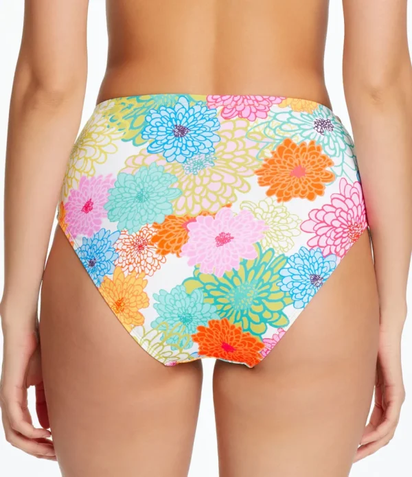 Bleu: Fresh Picks Shirred High Waist Bikini Bottom