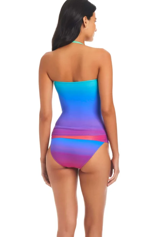 Bleu: Heat Of The Moment Twist Bandeau Tankini Top