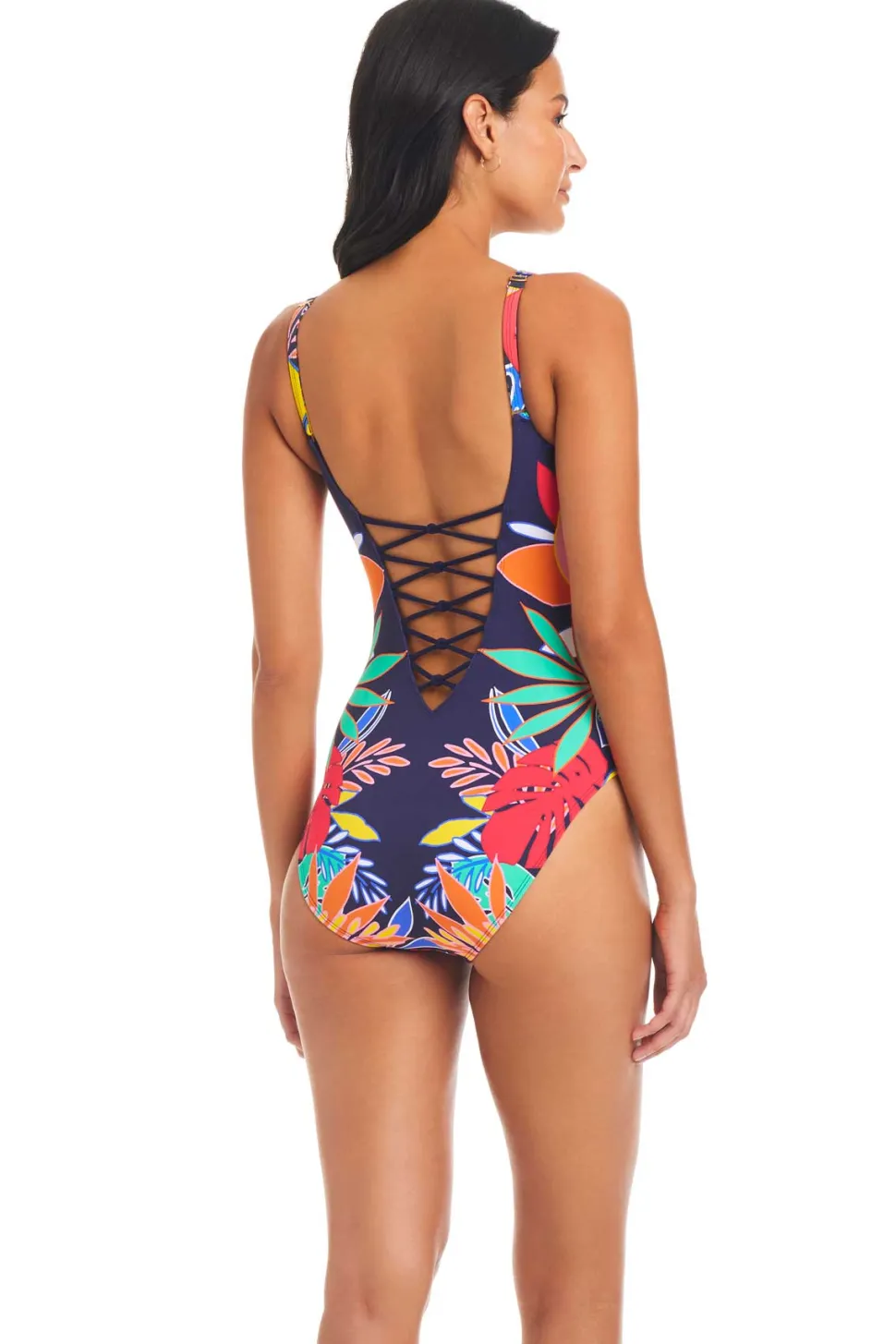 bleu_one_piece_color_fiel_1.webp Bleu: One Piece Color Field Lace Down Mio Swimsuit
