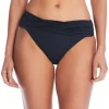 Bleu: Solid Sarong Hipster Bottom
