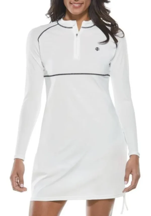 Coolibar: Lawai Ruche Swim Shirt