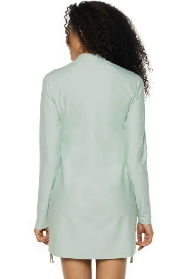 Coolibar: Lawai Ruche Swim Shirt
