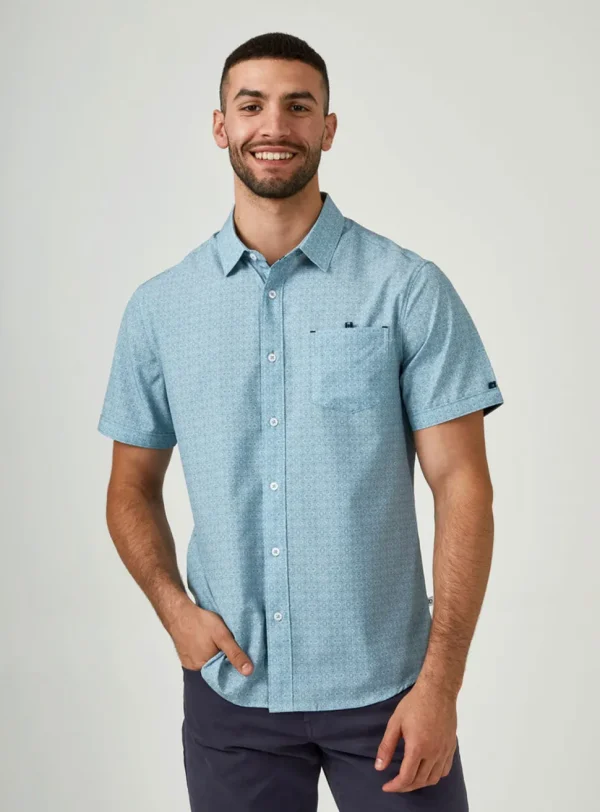 7 Diamonds: Casablanca Short Sleeve Shirt