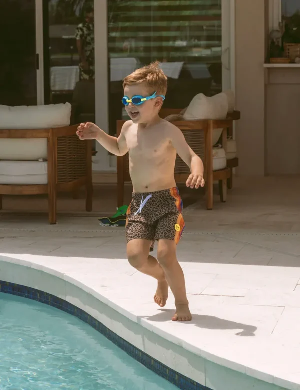 Duvin: Boys Desert Leopard Swim Short