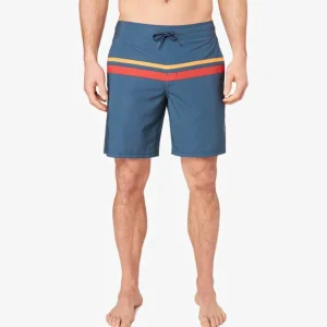 Fair Harbor: The Ozone Red Comp Stripe Short