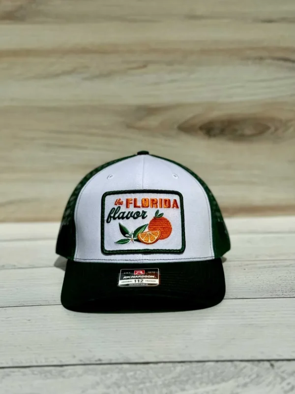Florida Flavor: Orange Grove Green/White Hat