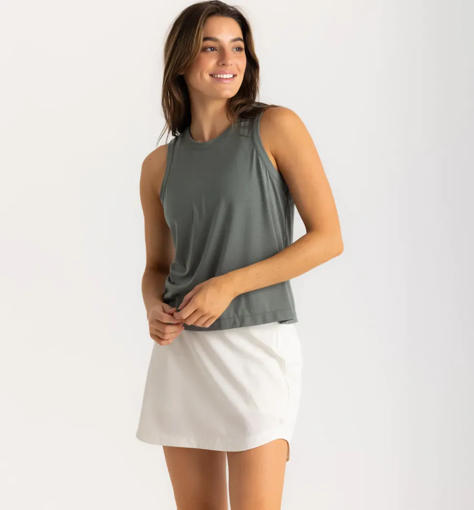 free_fly_womens_bamboolin_0.webp Free Fly: Women's Bamboo-Lined Breeze 15" Skort