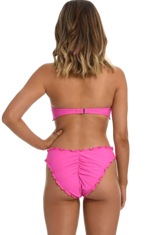 Hobie: Solids Push Up Ruffled Underwire Bra