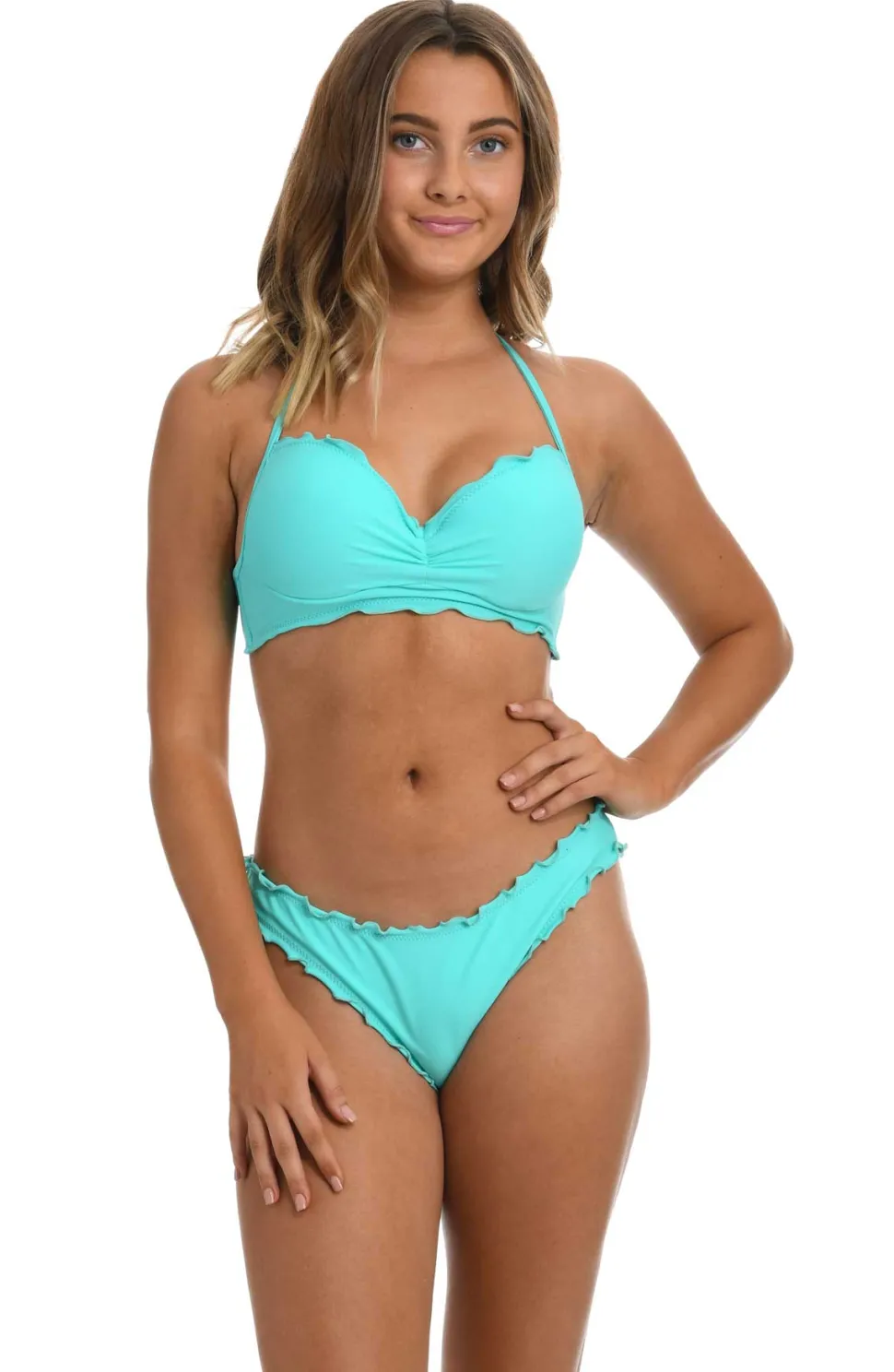 hobie_solids_push_up_ruff_3.webp Hobie: Solids Push Up Ruffled Underwire Bra