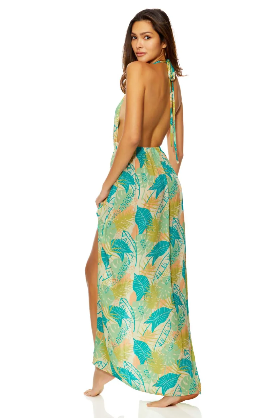 ibiza_tahiti_low_v_halter_1.webp Ibiza: Tahiti Low V Halter Neck Dress Cover Up