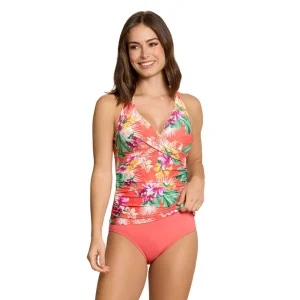 Jantzen: Floating Gardens Louise Wrap Tankini Top