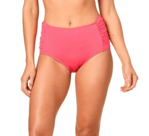 Jantzen: Solids Side Shirred Comfort Core Bottom