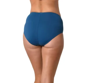 Jantzen: Solids Side Shirred Comfort Core Bottom