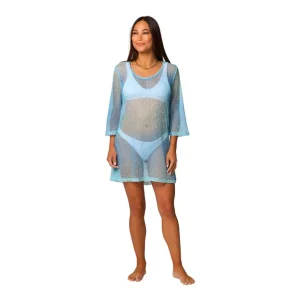 J.Valdi: Fiji Boat Neck Tunic Cover-Up