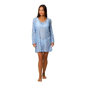 J.Valdi: Sunburst Bell Sleeve Tunic Cover-Up