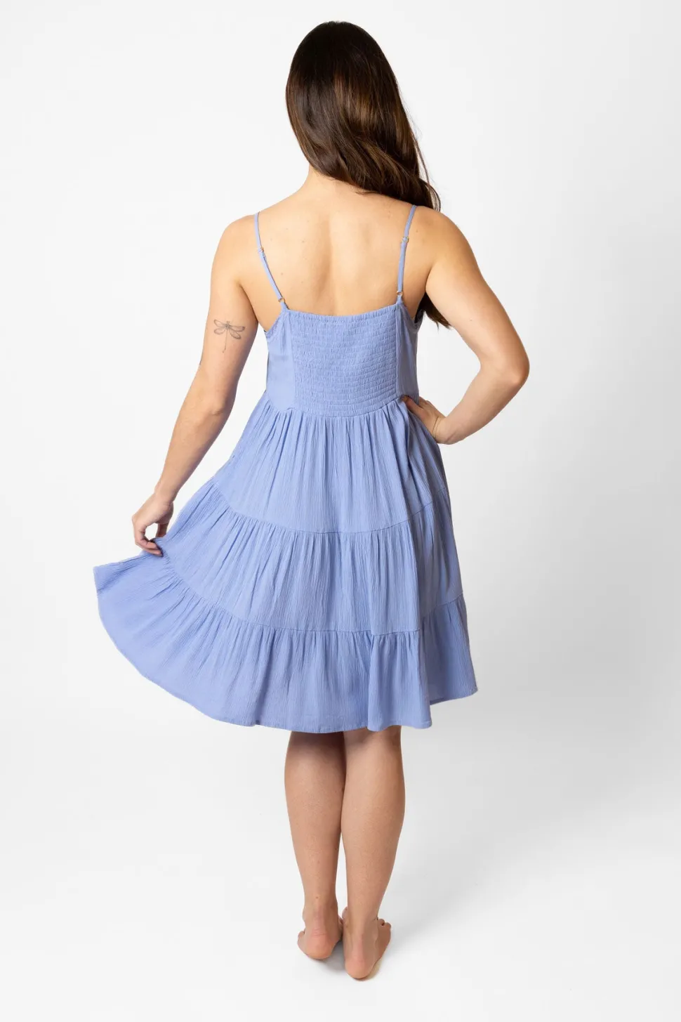 koy_resort_miami_solid_ti_3.webp Koy Resort: Miami Solid Tiered Mini Dress
