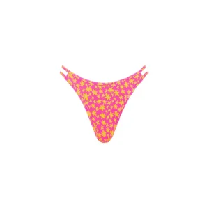 Kulani Kinis: Berry Blush Twin Strap Cheeky Bikini Bottom