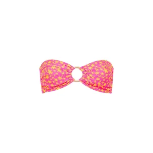 Kulani Kinis: Berry Blush Strapless Bandeau Bikini Top