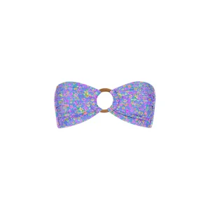 Kulani Kinis: Bubblegum Blossom Strapless Bandeau Bikini Top