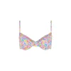 Kulani Kinis: Moonflower Double Ruffle Underwire Bikini Top