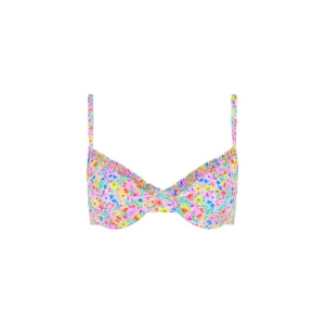 Kulani Kinis: Moonflower Double Ruffle Underwire Bikini Top