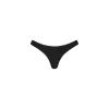 Kulani Kinis: Moonlight Black Miniaml Full Coverage Bikini Bottom