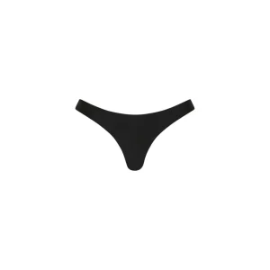 Kulani Kinis: Moonlight Black Miniaml Full Coverage Bikini Bottom