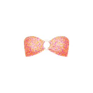 Kulani Kinis: Sherbert Shimmer Strapless Bandeau Bikini Top