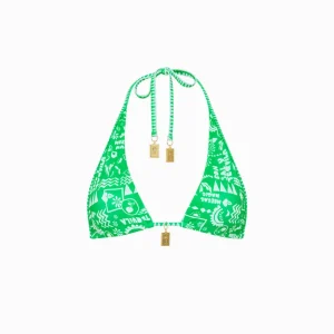 Kulani Kinis: Sol Dia Bind Tie Halter Bikini Top