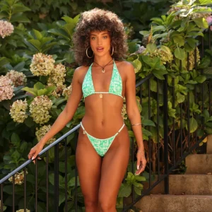 Kulani Kinis: Sol Dia Bind Tie Halter Bikini Top