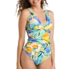 La Blanca: Sun In Sicily Twist Front Tankini Top