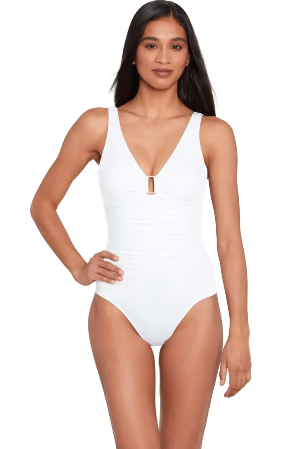 Lauren: One Piece Beach Club Solids Ring Underwire