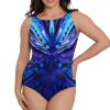 Longitude: One Piece Double Take Panel High Neck Long Torso Swimsuit