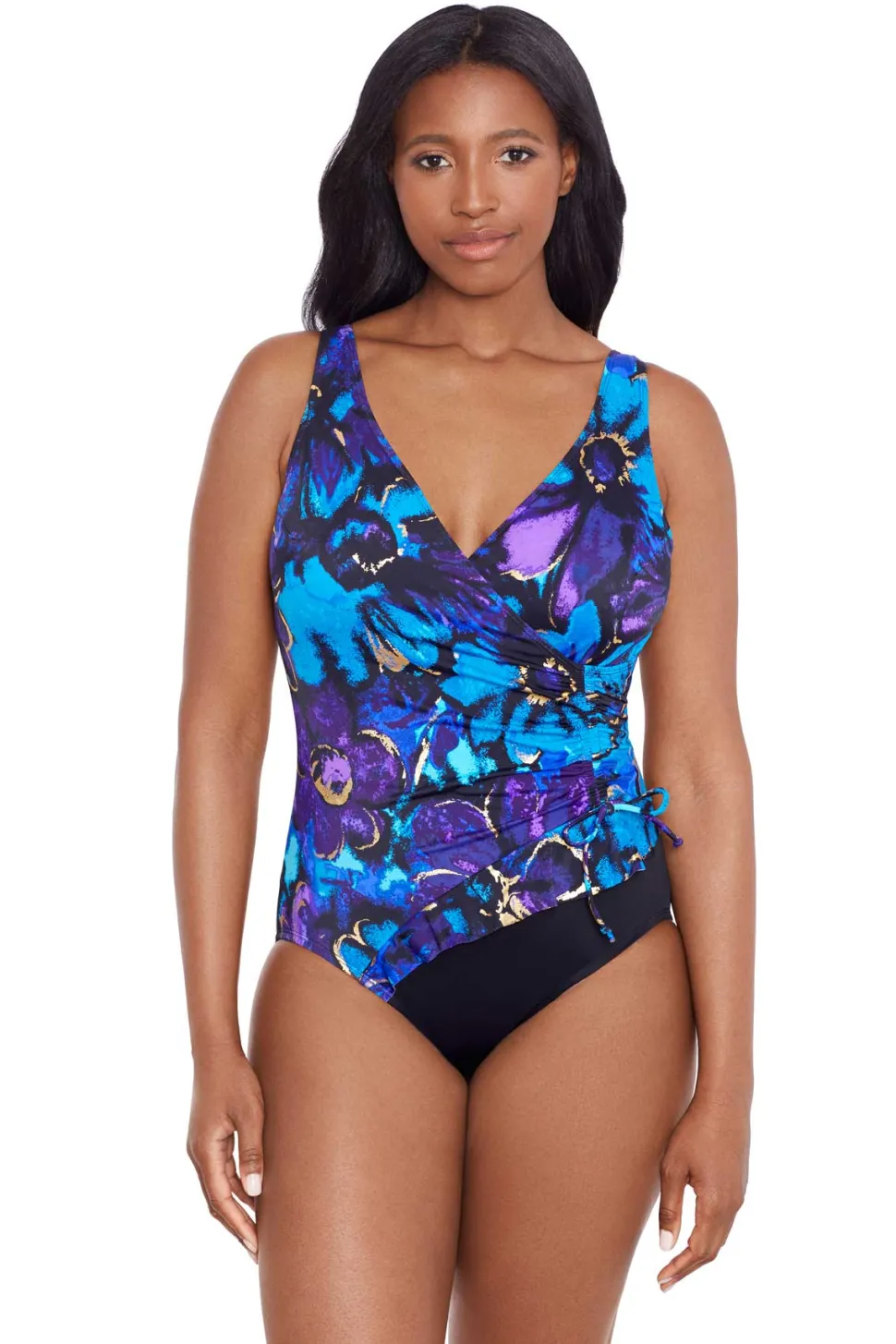 longitude_one_piece_gypsy_0.webp Longitude: One Piece Gypsy Ruffle Surplice Long Torso Swimsuit