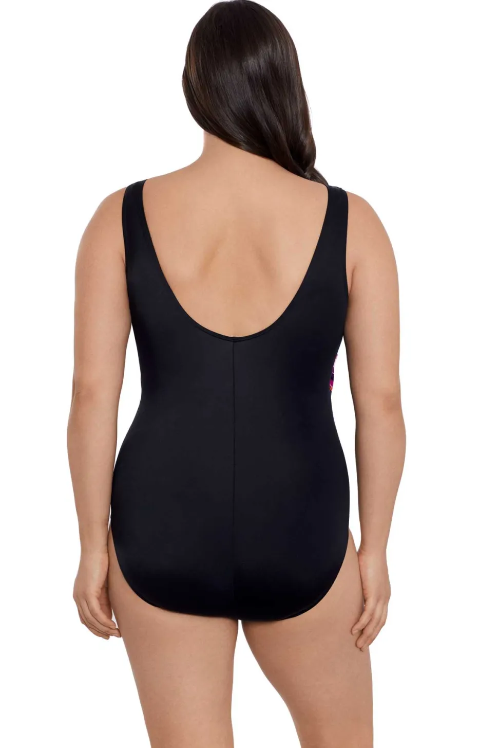 longitude_one_piece_ribbo_1.webp Longitude: One Piece Ribbon Candy Long Torso Ruffle Surplice Swimsuit
